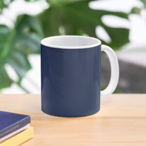Carved Blue Mug