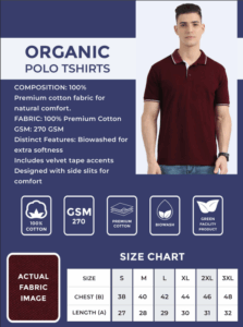 ORGANIC POLO TSHIRTS
